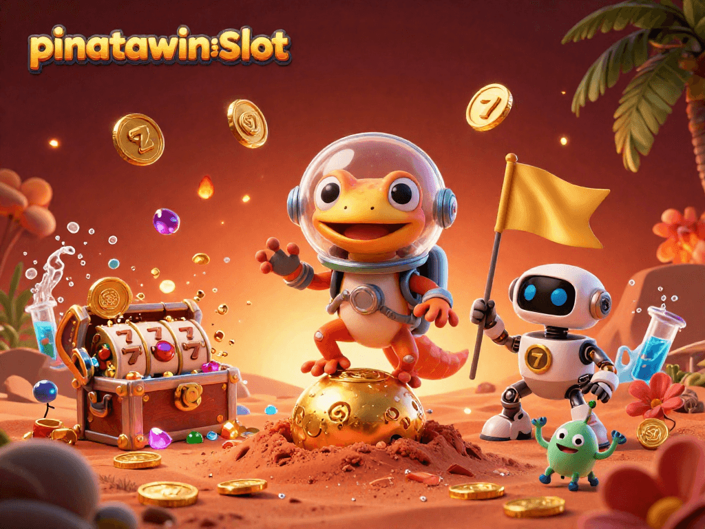 Experience the thrill of pinatawinsslot with Martian geckos, treasure chests, and golden jackpots.