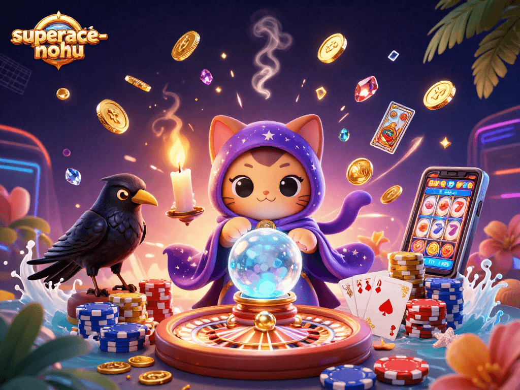 Experience the vibrant world of superace-nohu with dynamic characters and casino elements for an exhilarating gaming adventure.
