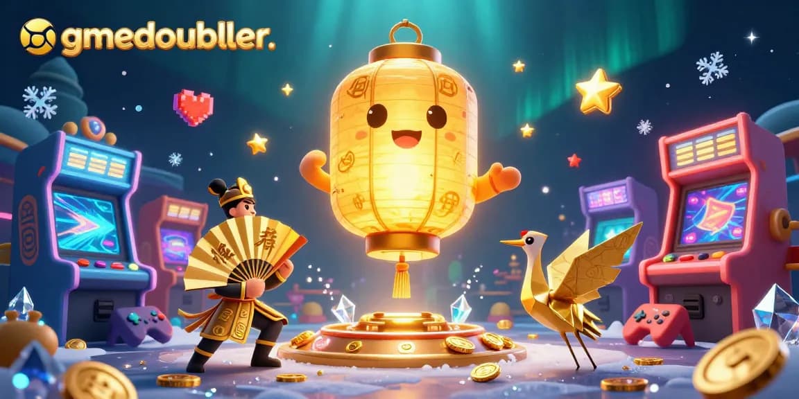 Engage in thrilling gaming experiences with gamedoubler, enhanced by vibrant casino elements and characters.