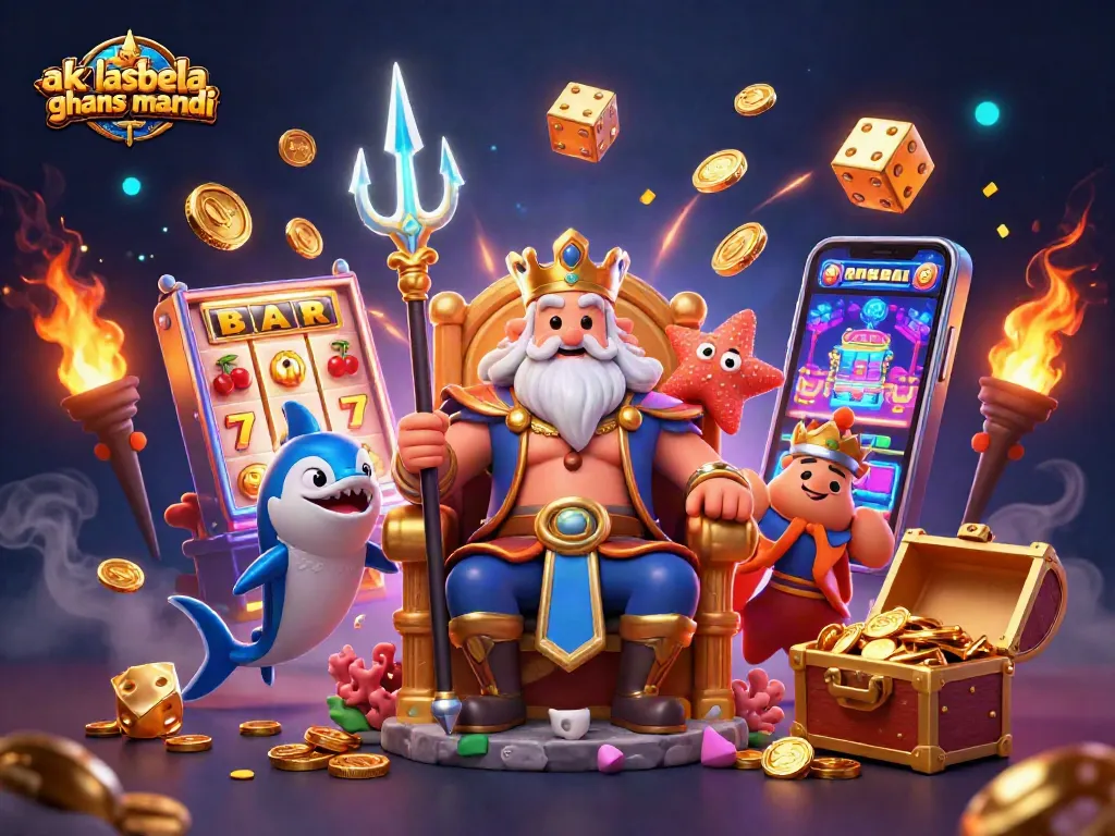 Experience the excitement of ak lasbela ghans mandi with lively 3D casino characters and dynamic gaming elements.