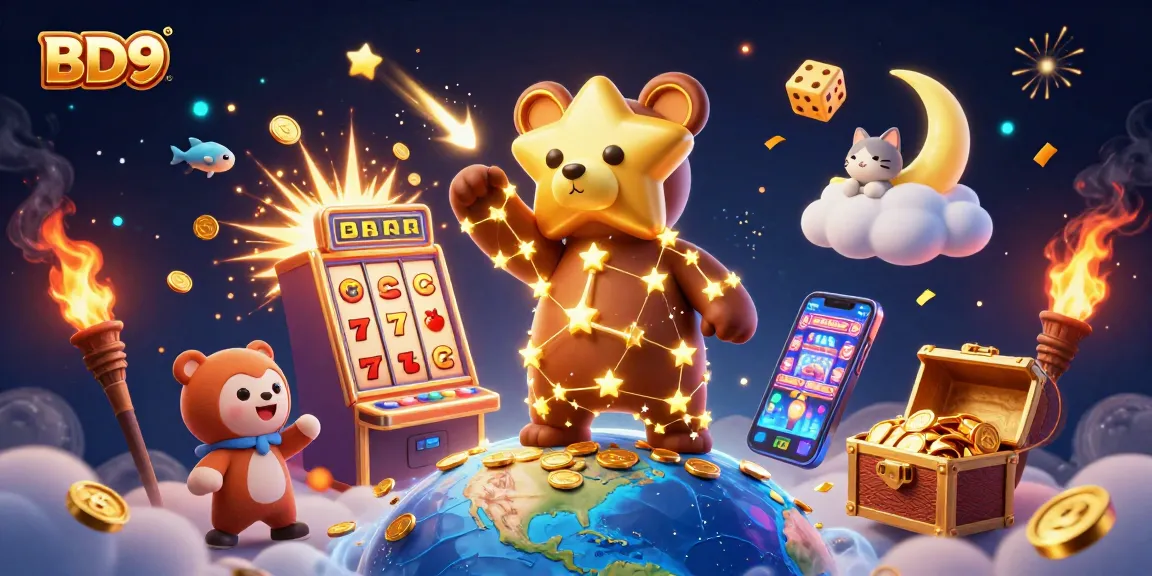Experience the thrill at BD9 with colorful jackpots, dynamic characters, and exciting games!