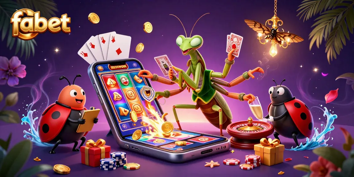 Experience the thrill of fabet with an immersive 3D casino scene showcasing playful elements of gambling and excitement.