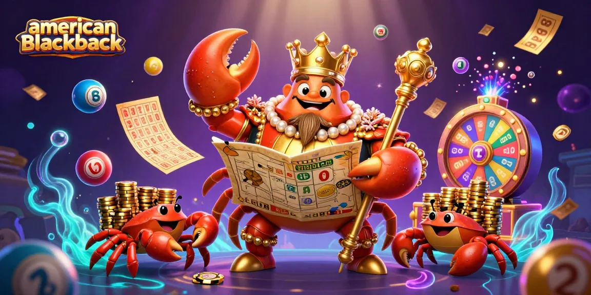 Experience the thrill of winning strategies in american-blackjack with vibrant casino elements and characters.