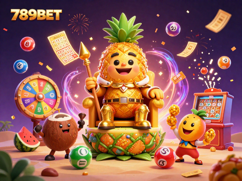 Experience the excitement of 789BET with this vibrant 3D illustration celebrating gambling adventures.