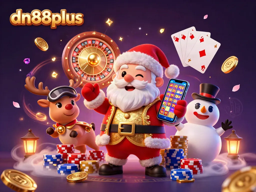 Experience jackpot excitement at dn88plus with playful characters and vibrant casino elements.