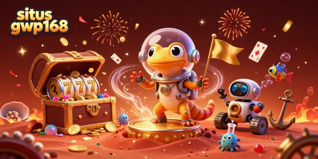 Permainan seru pada situs gwp168 dengan gecko Mars menemukan kasino emas yang tersembunyi.