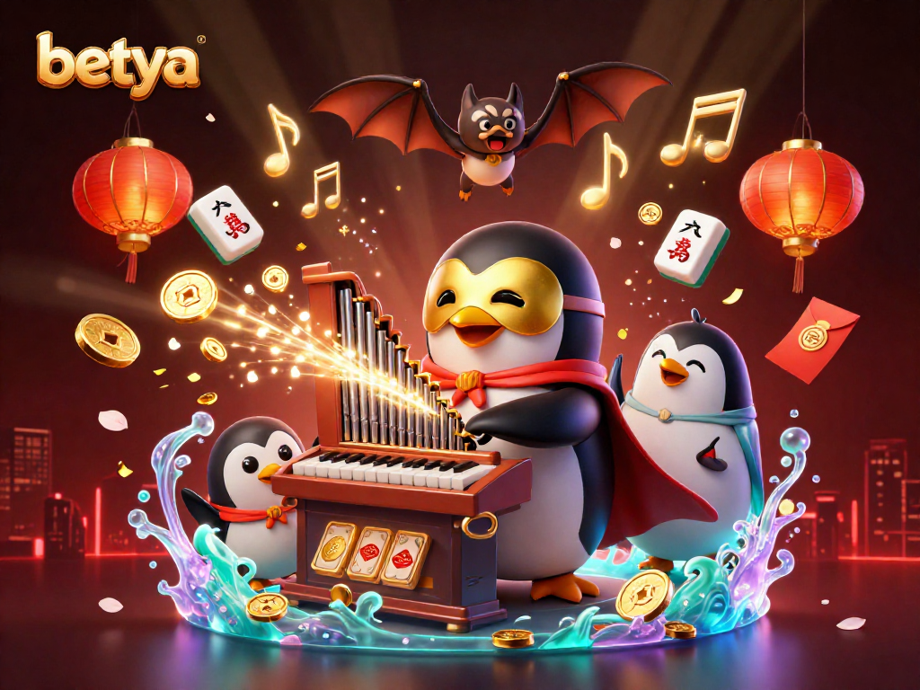 Experience excitement at betya with our vibrant 3D casino scene featuring animated characters.