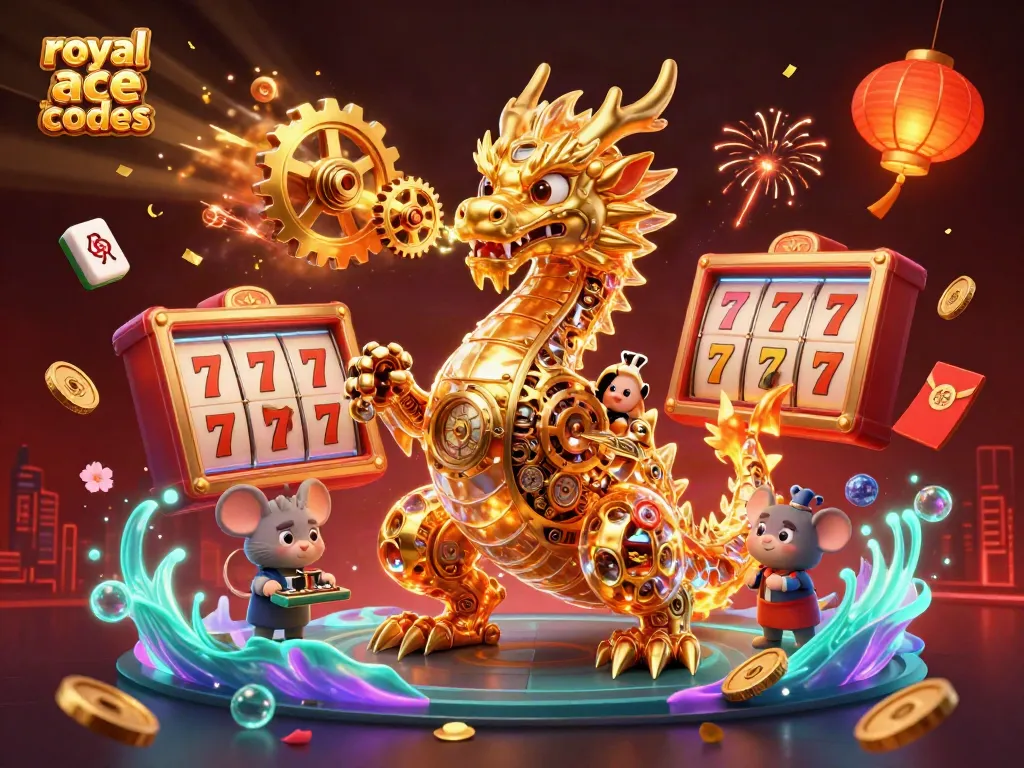 Play with royal ace bonus codes while enjoying dynamic casino elements and vibrant 3D illustrations.