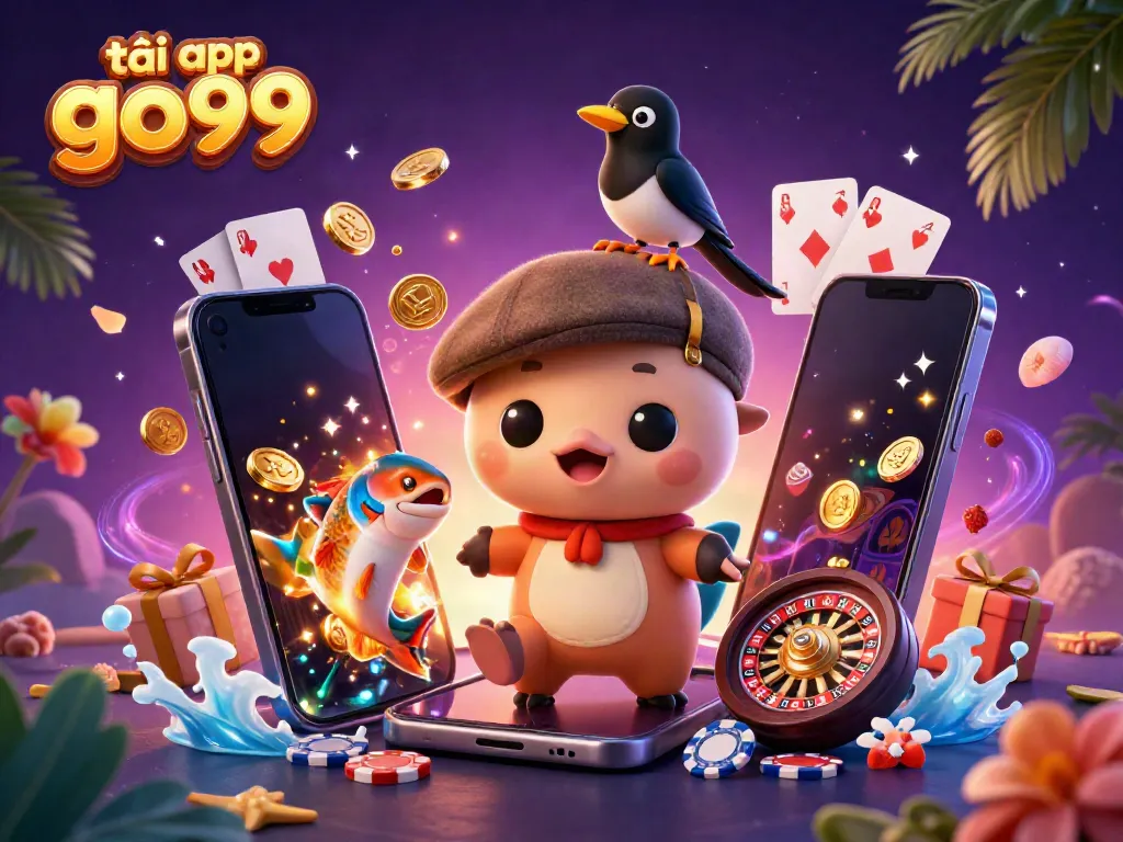 Engage with the vibrant world of gaming by tải app go99 featuring exciting slot animations and charming cartoon characters.
