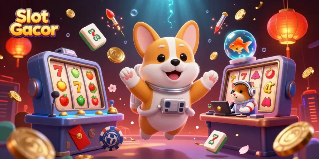 Spin to win with the exciting Slot Gacor gaming experience, as animated characters bring you thrilling casino action.