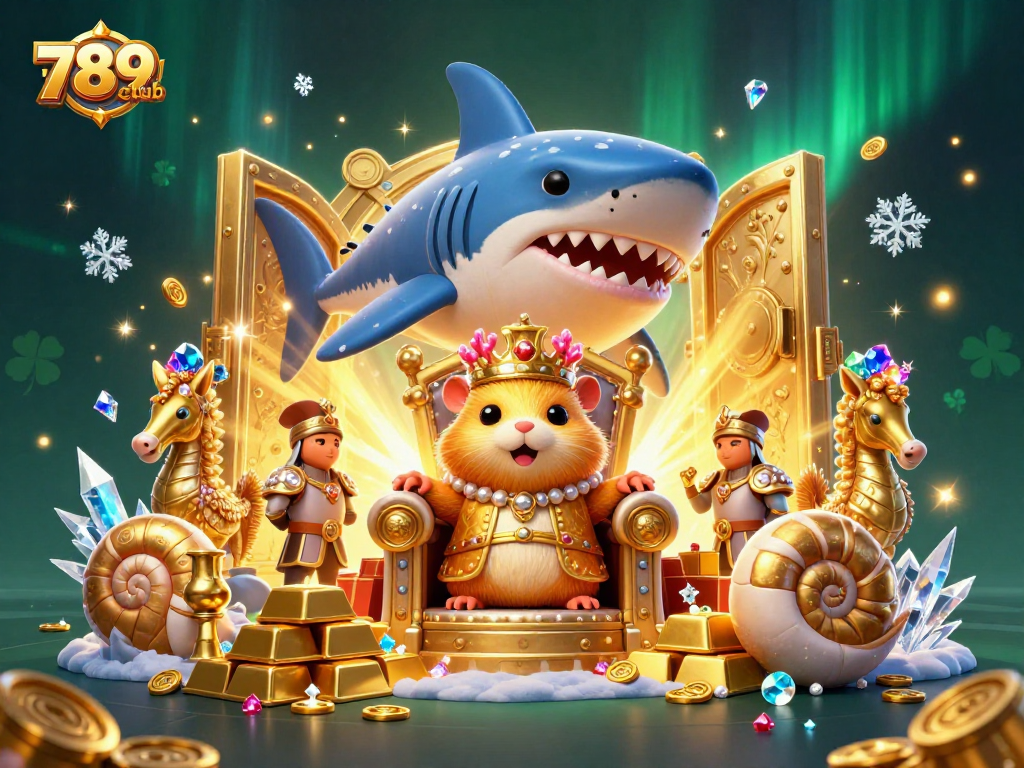 Engage with exciting games on 789club, showcasing vibrant characters in a rich casino scene.