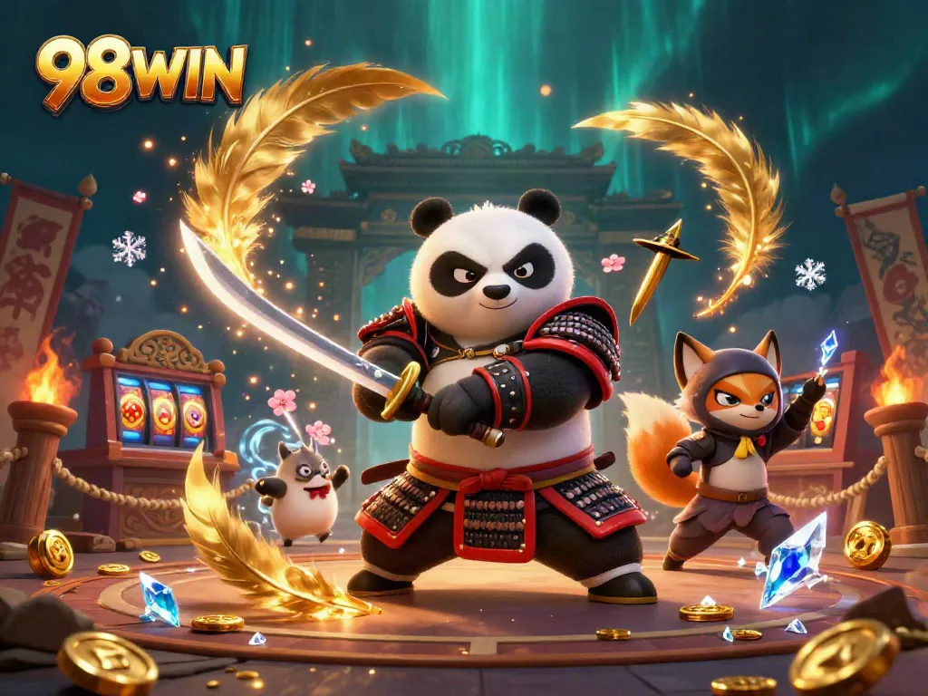 Experience 98WIN's thrilling casino action with vibrant, engaging characters and immersive game elements.