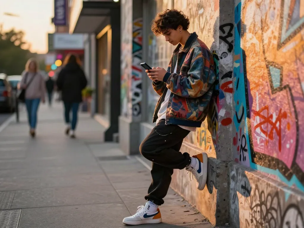 Peh888 street style fashion scene showcasing vibrant urban culture.