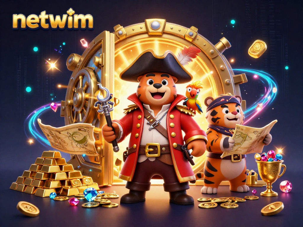Experience joy at netwim with our dazzling treasure vault and vibrant casino adventure.