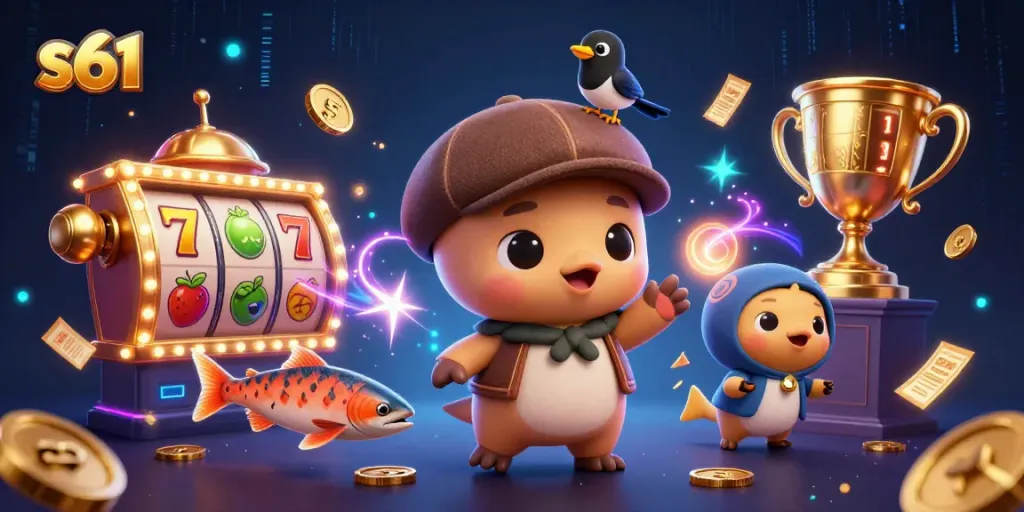 S61 slots offer dynamic thrills with interactive slot reels and vibrant graphics