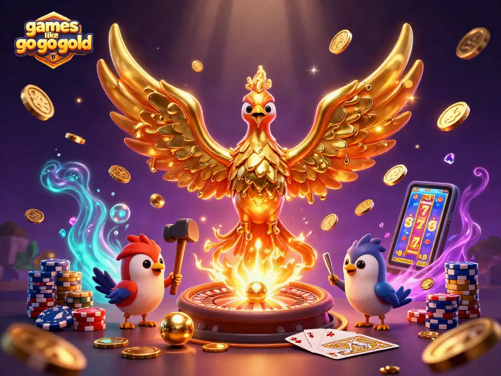 Experience thrilling games like Go Go Gold with exciting 3D casino elements and vibrant visuals.