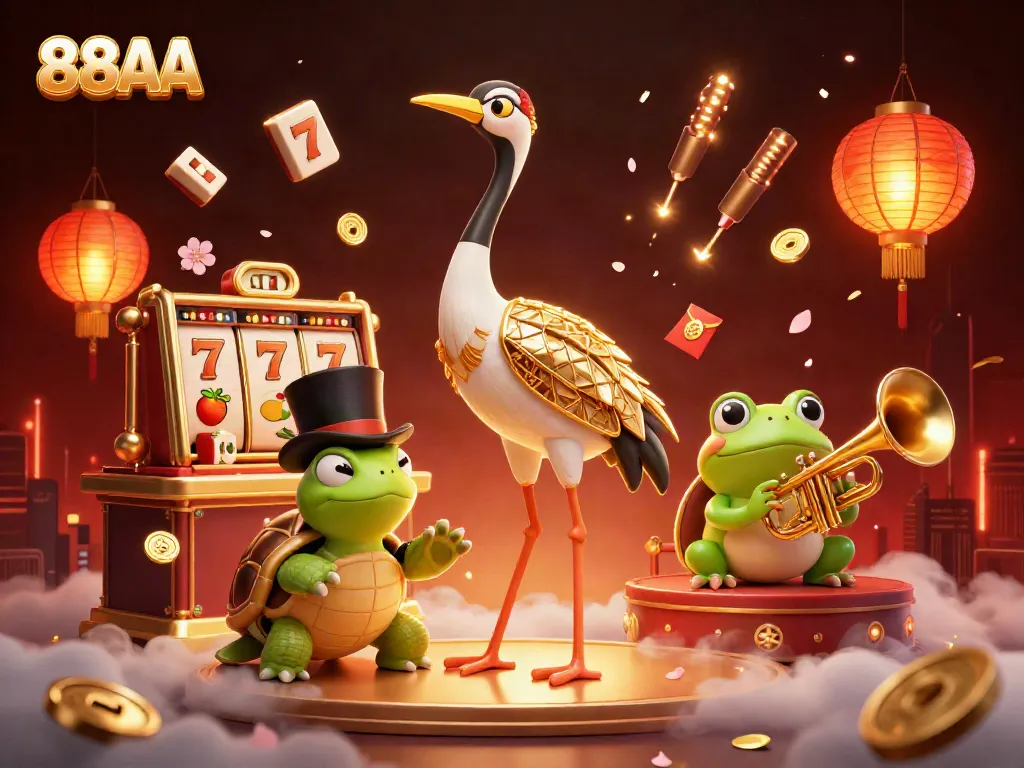Experience the excitement at 88AA with vibrant games, lucky symbols, and engaging characters.