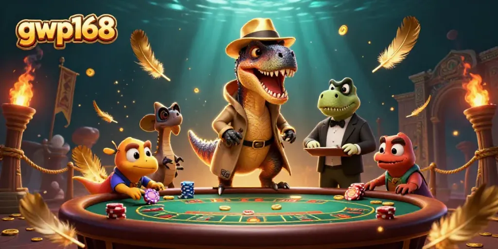 Rasakan keseruan bermain gwp168 dengan velociraptor di meja blackjack di kasino virtual.