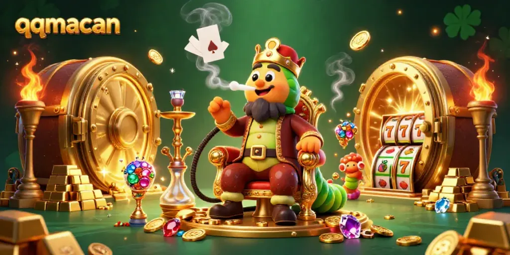 Experience thrilling wins with the qqmacan caterpillar casino master in a vibrant gaming realm.