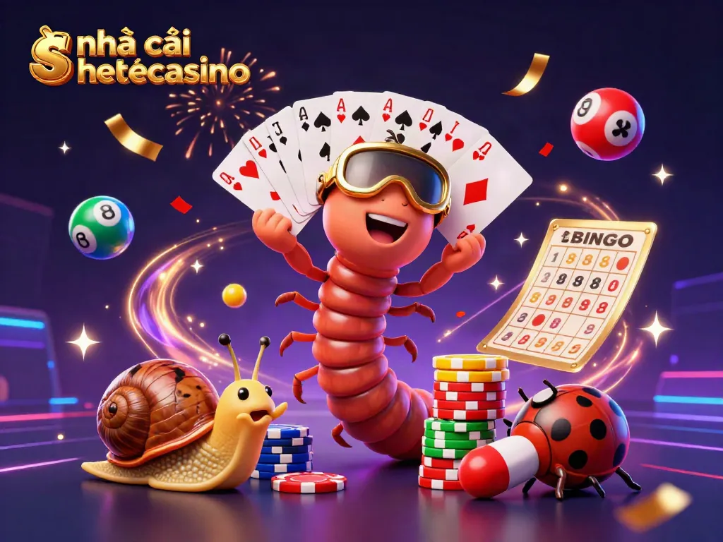 Experience thrilling action at nhà cái shbetcasino with vibrant casino games and festive elements.