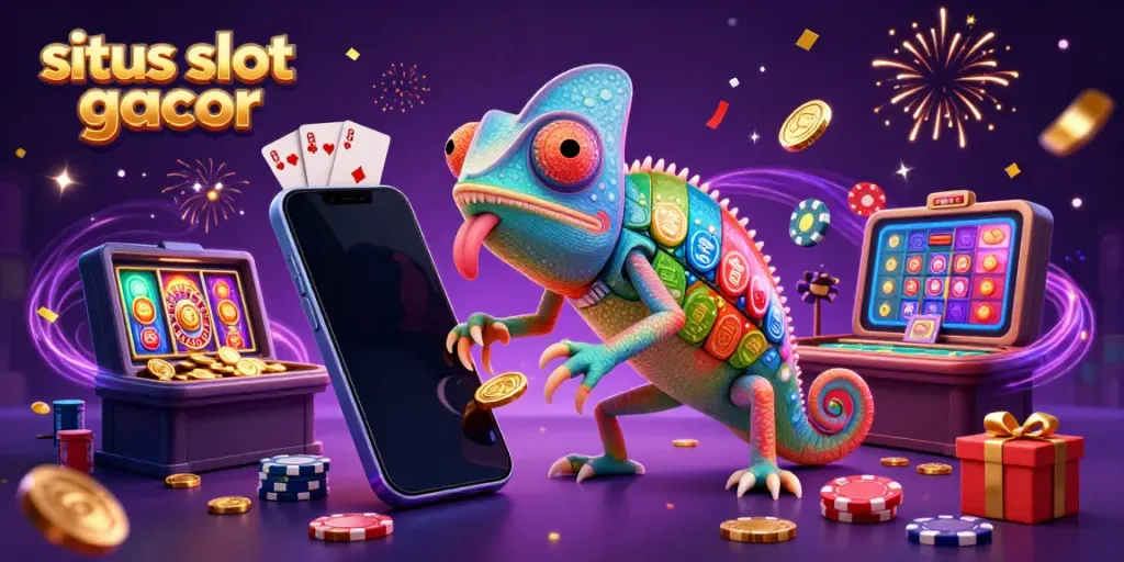 Rasakan sensasi bermain di situs slot gacor dengan chameleon kasino yang memikat, penuh dengan simbol keberuntungan.