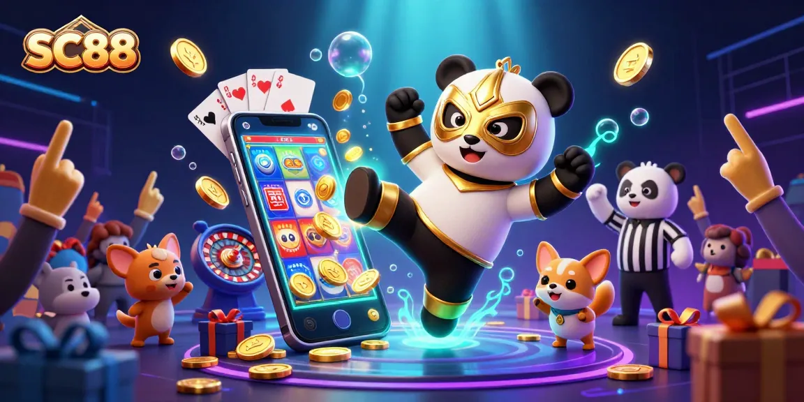 Engage with SC88 for thrilling casino action featuring vibrant characters and exciting game elements.