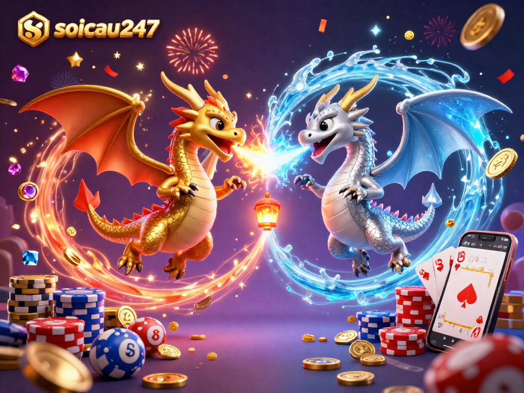 Engage in thrilling moments with soicau247 as dragons soar amidst festive lottery excitement.
