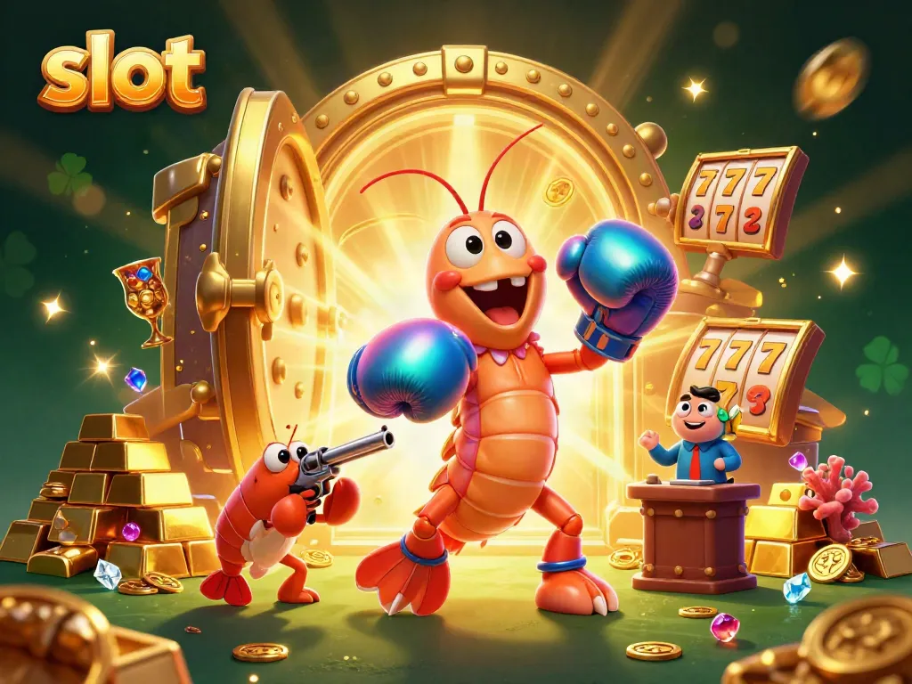 Gambaran slot seru di kasino virtual dengan karakter udang mantis dan ngengat pistol menghadirkan kesenangan.