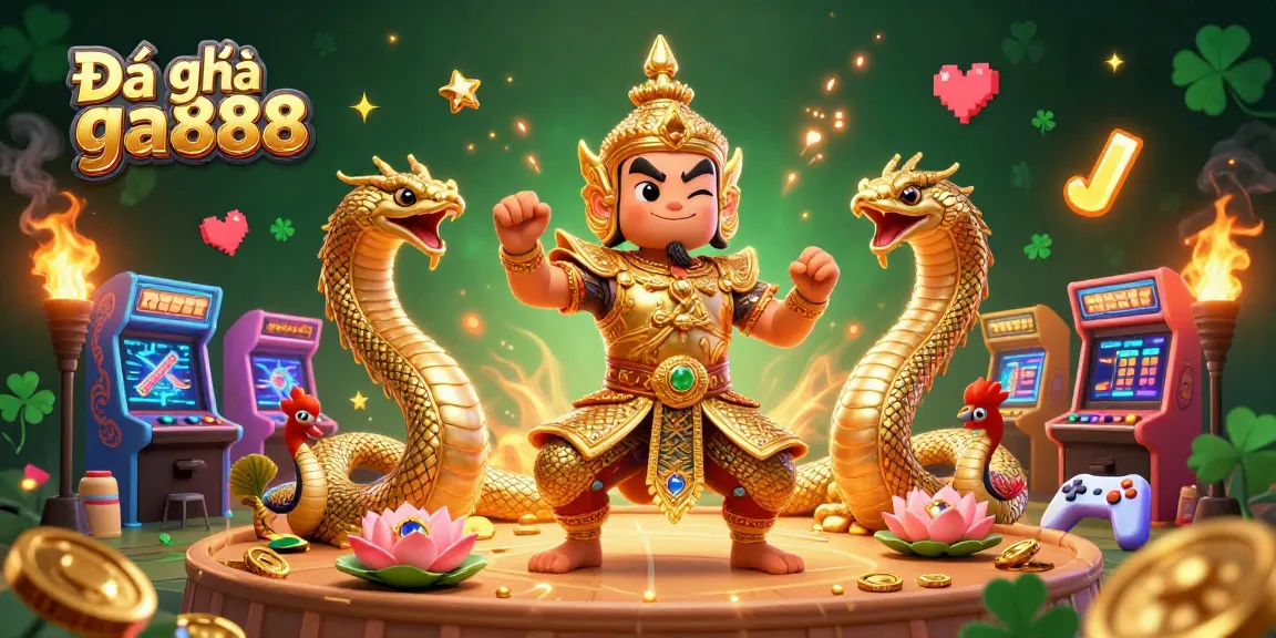 Engage with thrilling matches and excitement in Đá gà ga888's cockfighting arena, showcasing epic battles.