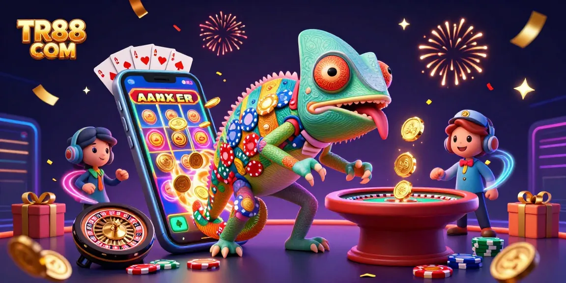 Win big at TR88 COM while exploring exciting games in a vibrant casino setup.