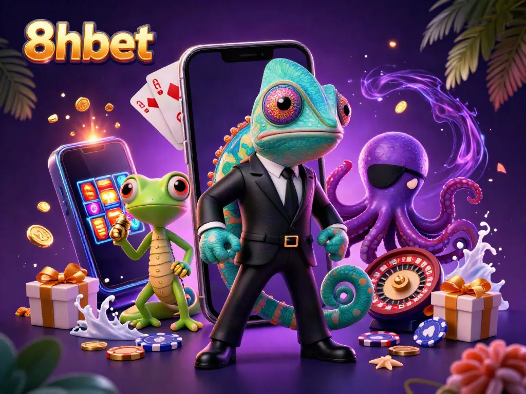Engage in thrilling fun with 8xbet's immersive gaming experience and vibrant casino elements.