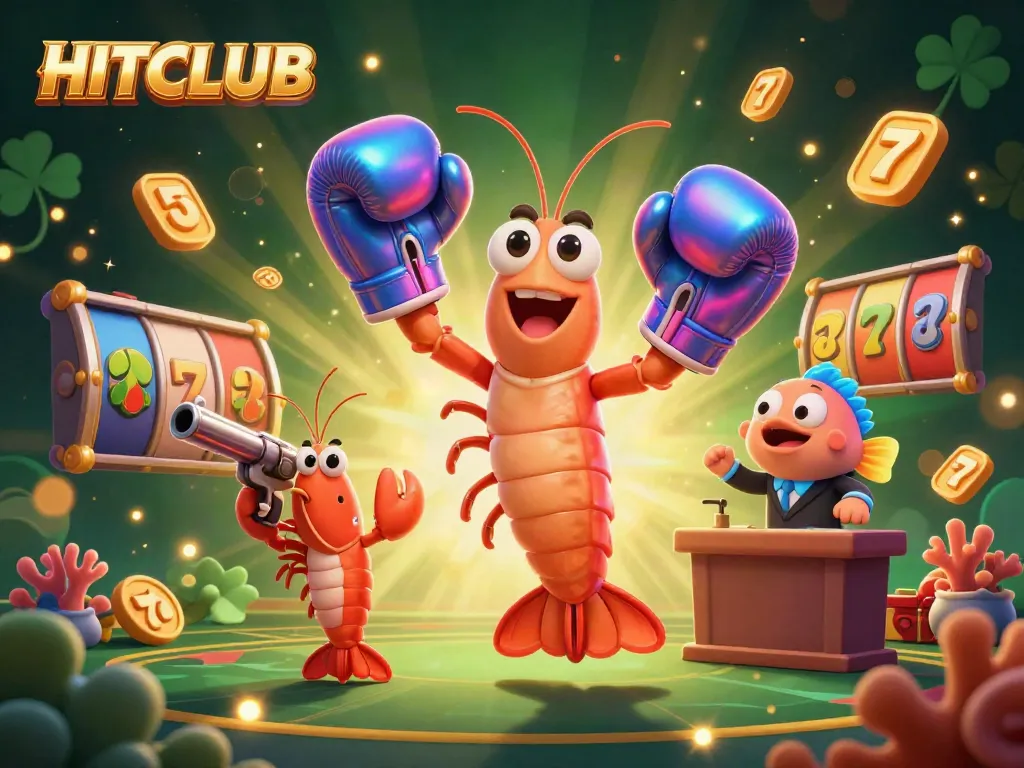 Experience the thrill of HITCLUB with vibrant gaming action featuring unique characters and dynamic elements.