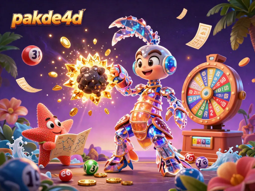 Engage in thrilling gambling with pakde4d, as characters burst into gold with dynamic lottery action.