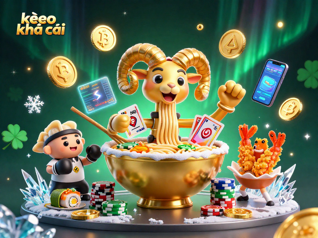 Join the excitement at kèo nhà cái with animated characters showcasing thrilling gambling action and crypto elements.