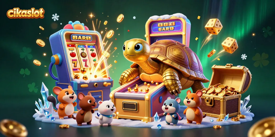 Experience the excitement of cikaslot with dynamic casino elements and vibrant characters in play.