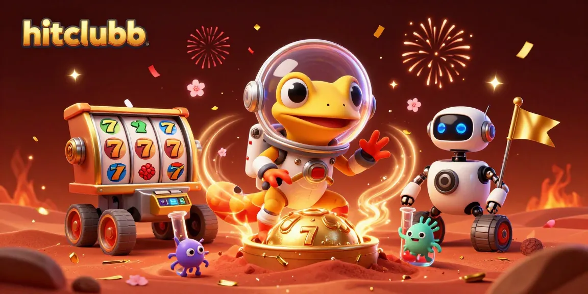 Celebrate wins with hitclubb in a vibrant 3D casino scene filled with excitement.