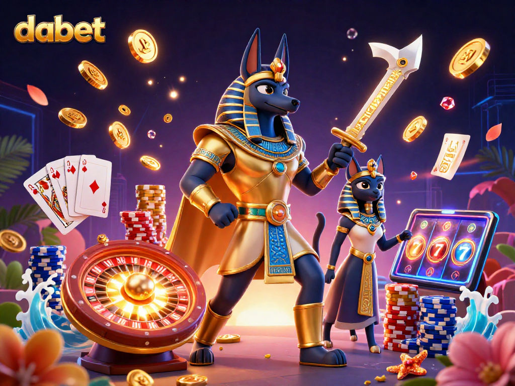 Bet on excitement with dabet's enthralling Egyptian-themed casino adventure.