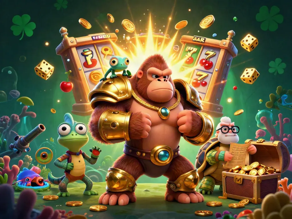 Engage with Nova88 fish shooting in a vibrant underwater adventure showcasing characters conquering ocean treasures.