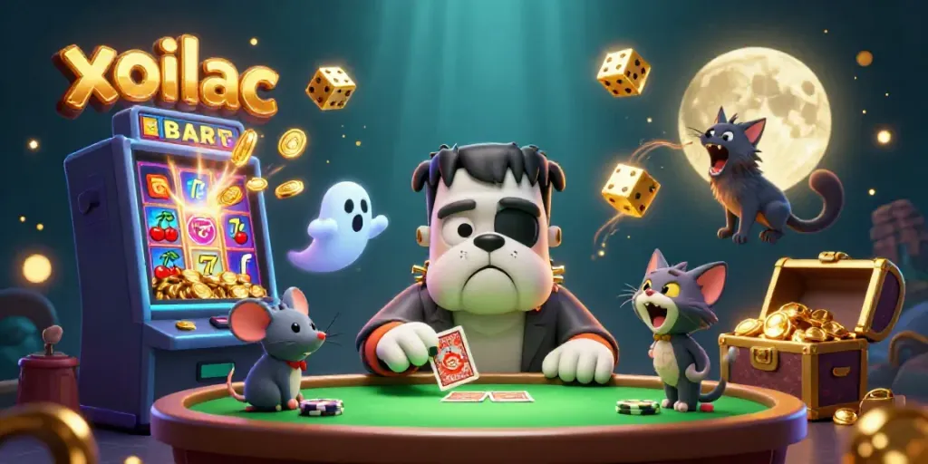 Engage with the thrilling xoilac casino experience featuring vibrant characters and dynamic elements.