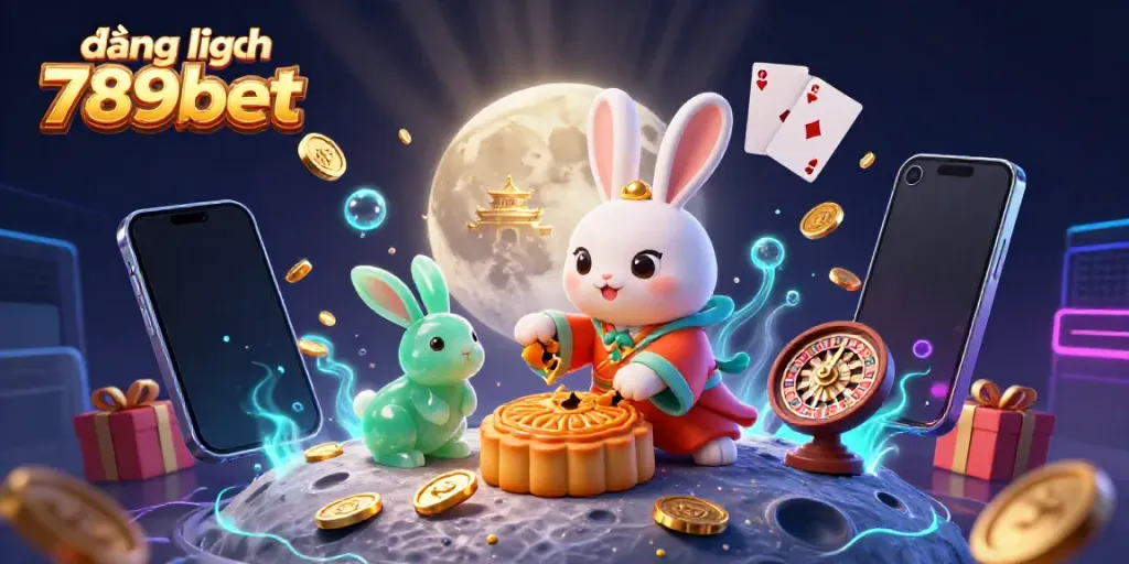 Engage in thrilling action as you log into 789bet, surrounded by vibrant casino elements and folklore charm.
