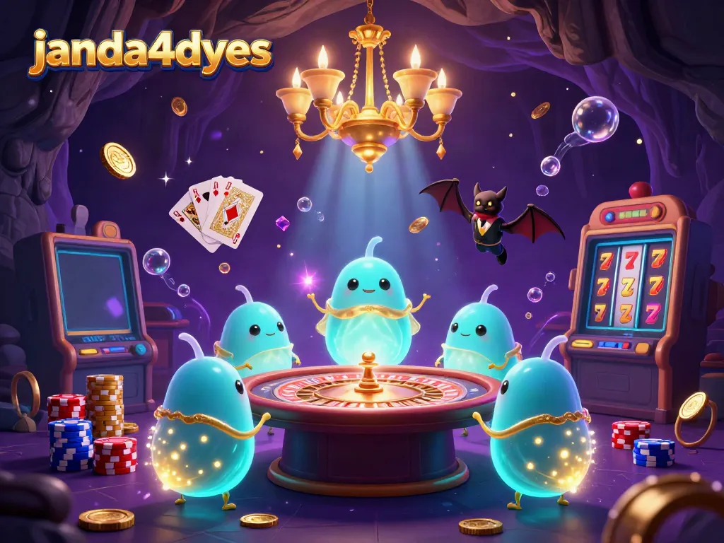 Permainan menyenangkan di janda4dyes dengan cahaya bioluminescent dan dealer kelelawar