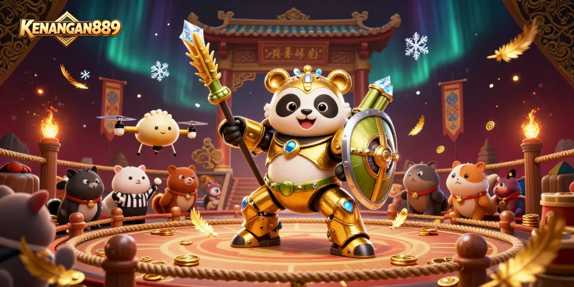 Experience thrilling gameplay with KENANGAN889 in an exciting 3D cartoon gambling arena filled with action.