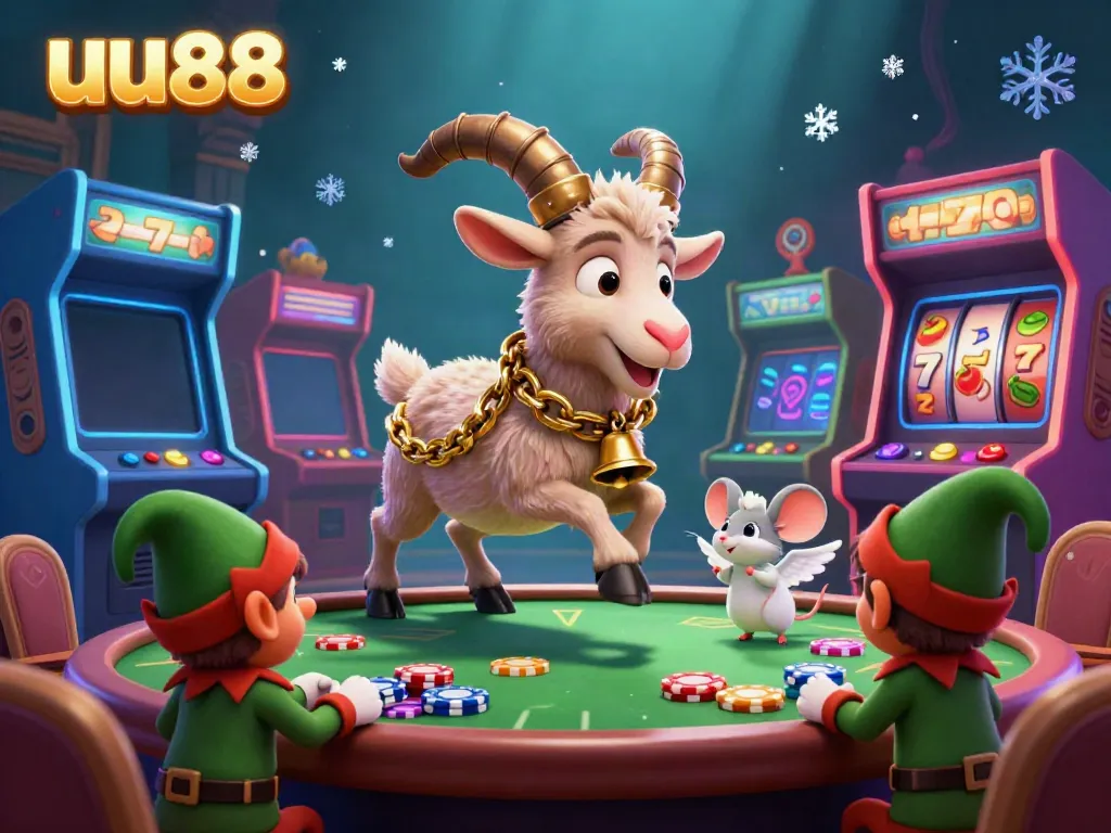 Engage with the thrilling world of uu88 casino gaming featuring festive characters and rich 3D visuals.