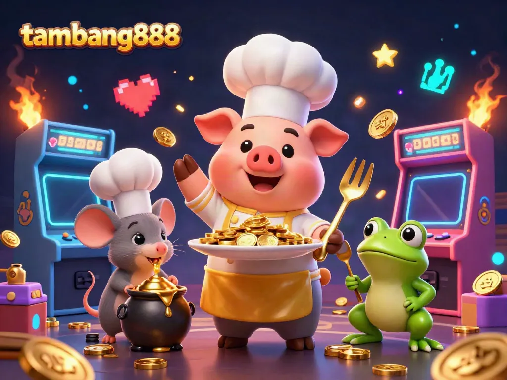 Prediksi jitu dan analisa pola angka di tambang888, dengan karakter kasino yang menarik.
