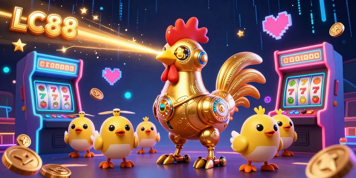 Experience exciting gameplay at LC88 with vibrant 3D casino atmosphere and colorful game elements.