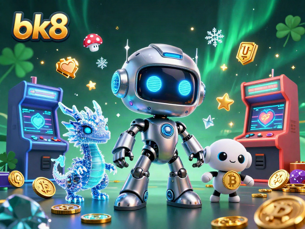 Engage with bk8 gaming adventures featuring vibrant casino elements and 3D characters.