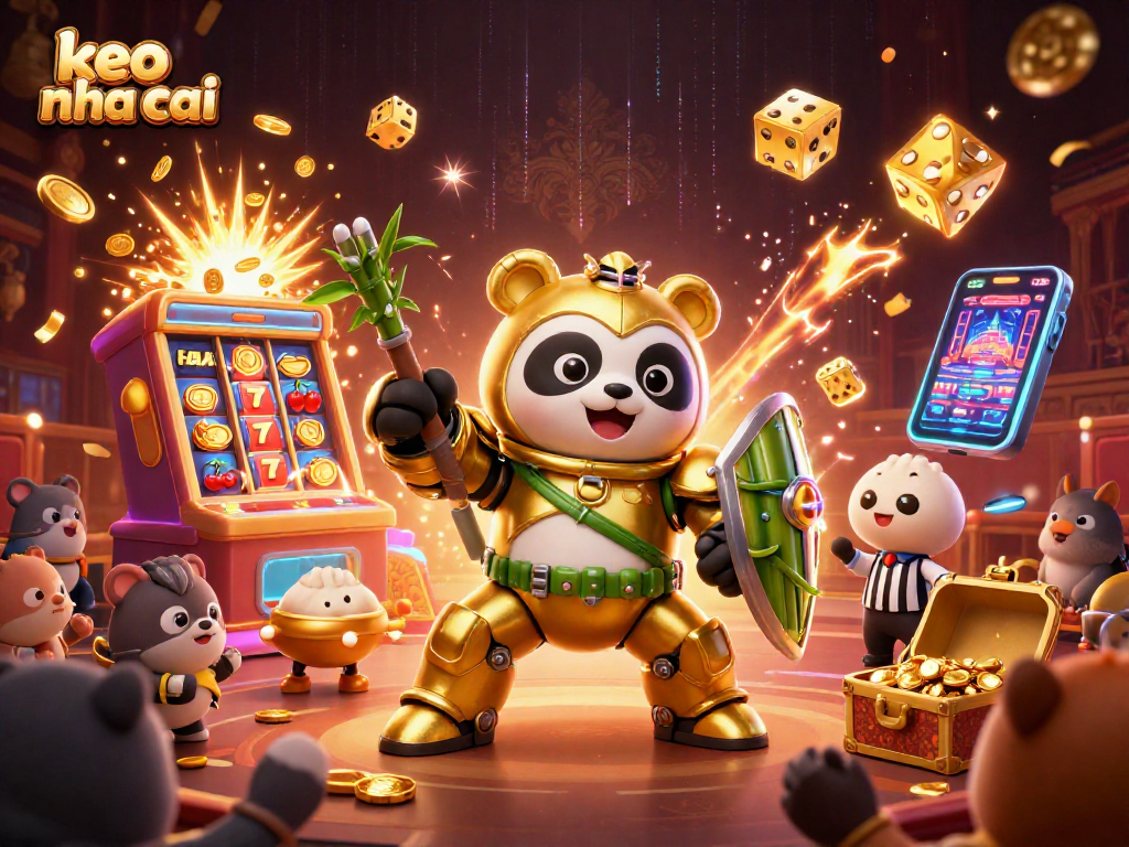 Engage in thrilling gameplay with keo nha cai at the vibrant 3D casino scene showcasing dynamic betting action.