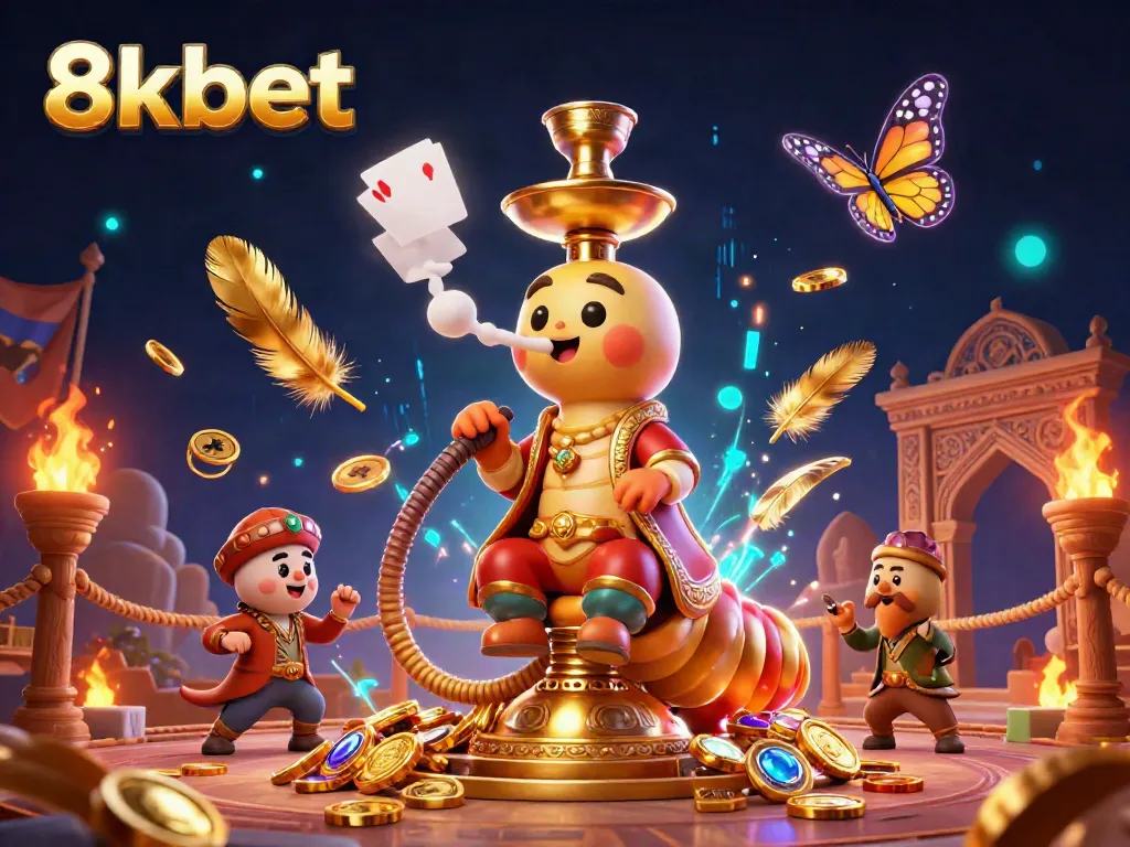 Experience thrilling gaming action at 8xbet with rich casino visuals and dynamic character interaction.